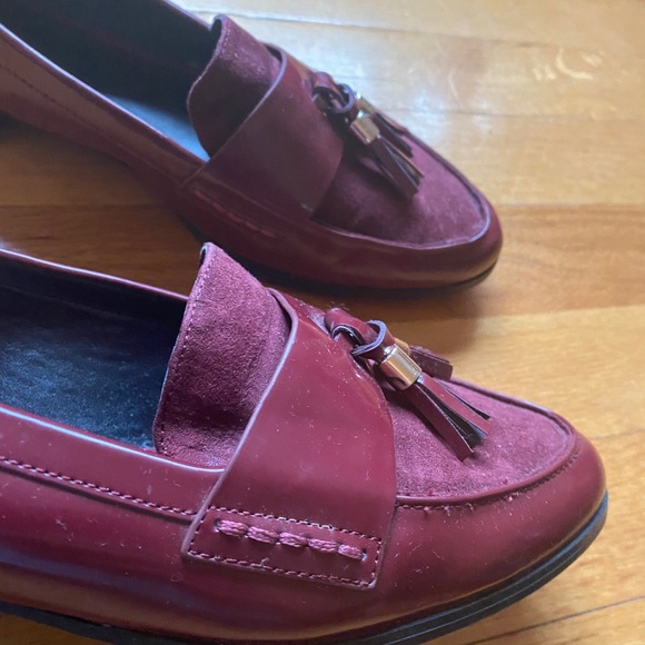 Burgundy vegan leather - Picture 3 of 5